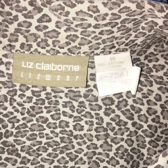 Liz Claiborne lizwear cheetah jacket - Picture 6 of 6